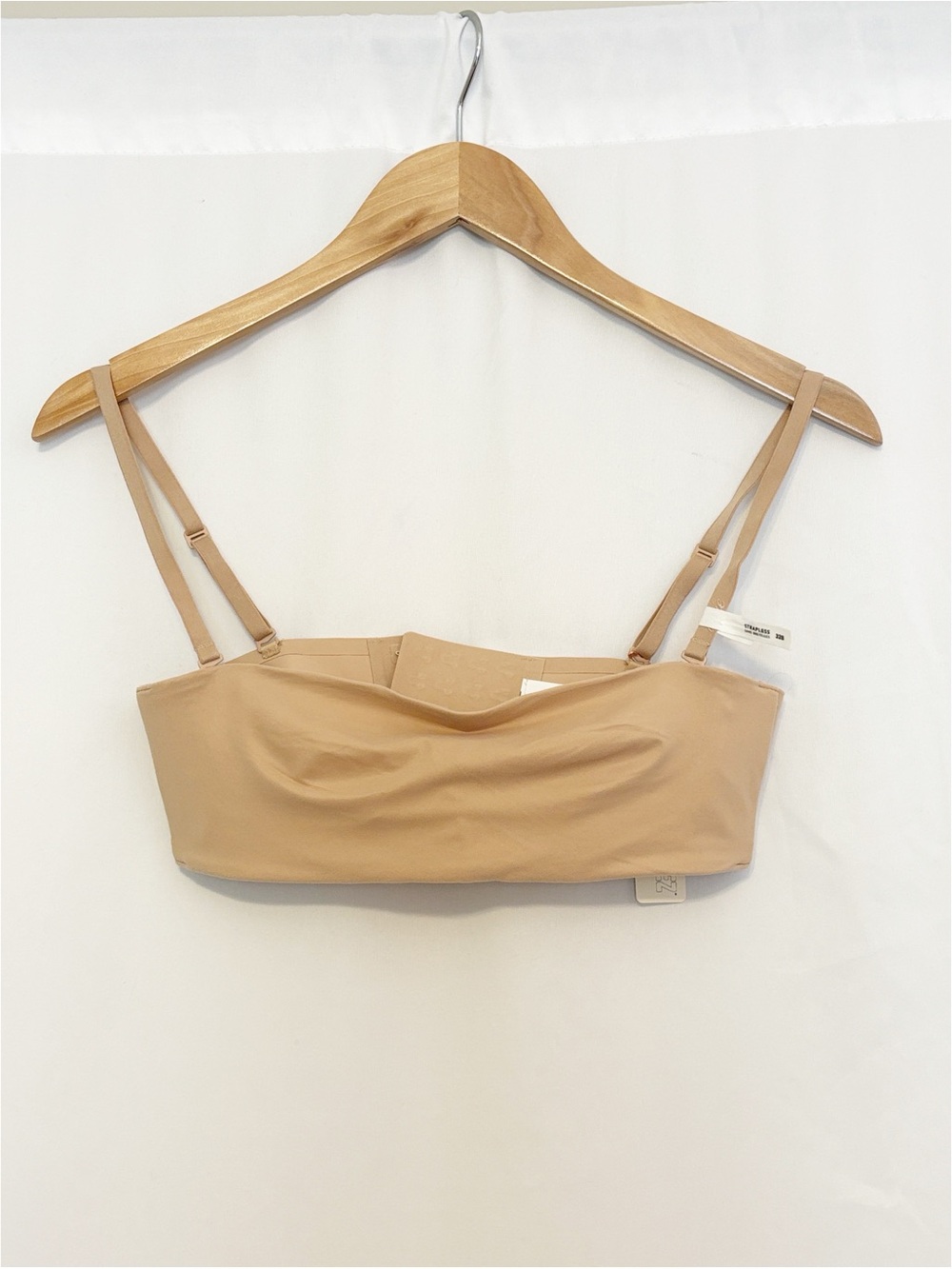 Aerie SMOOTHEZ Unlined Bandeau Underwire Bra NWT 32B Tan